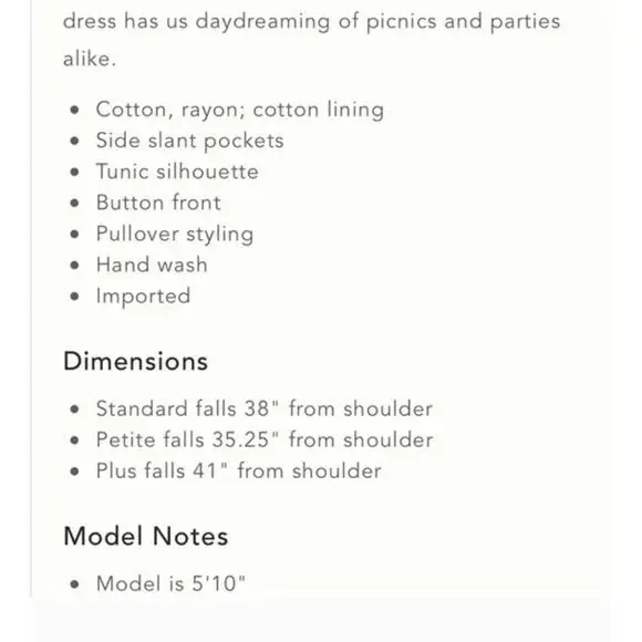 Anthropologie Porridge black-and-white gingham Dress Size S - Picture 6 of 7